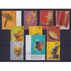 ARGENTINA 2000 GJ 3089/98 SERIE COMPLETA DE ESTAMPILLAS NUEVAS MINT U$ 75